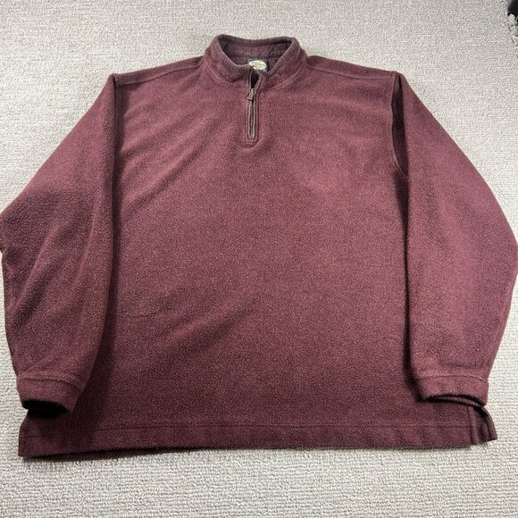 Tommy Bahama 1/4 Zip Sweater Maroon Men’s Size XXL - Picture 1 of 7